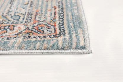 Tapis Baina Heriz Bleu - 6'7 x 9'10|Carpette Baina Heriz bleu - 6 pi 7 pox 9 pi 10 po| D296M342