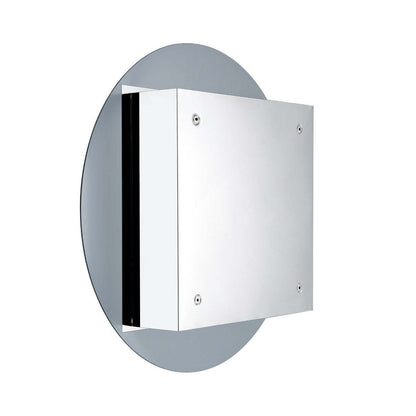 Armoire à pharmacie Julee avec miroir - Argenté|Armoire à pharmacie Julee avec miroir - argentée