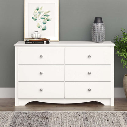 Monterey Kids 6-Drawer Dresser - White|Commode Monterey à 6 tiroirs pour enfants - blanche