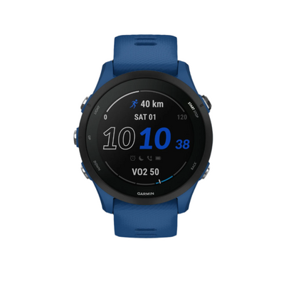 Garmin Forerunner® 255 Montre Gps Intelligente - Suivi De La Santé Quotidienne Avec Une Autonomie De 14 Jours - Bleu Tidal