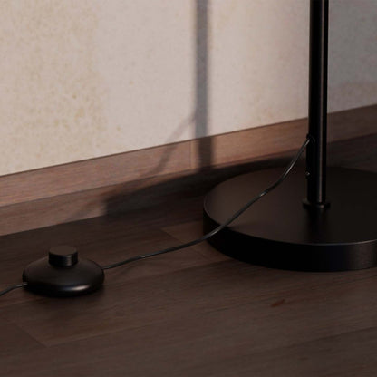 59 Matte Black Spiral LED Lampadaire |Lampe à pied en spirale à DEL de 59 po noir mat