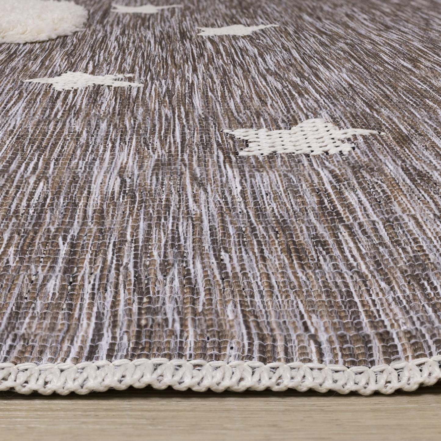 Tapis à motif de mouton pour enfants - 3 pi 11 po x 5 pi 7 po