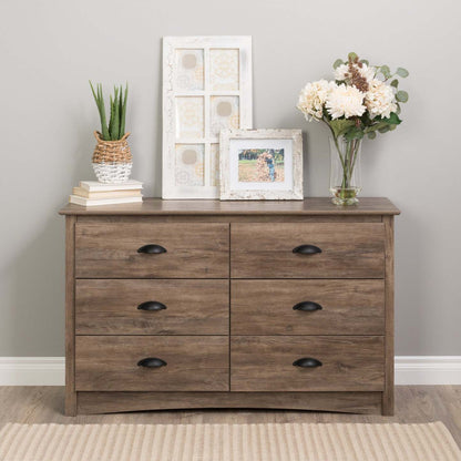 Salt Spring Kids 6-Drawer Dresser - Drifted Grey|Commode Salt Spring à 6 tiroirs pour enfants - gris délavé