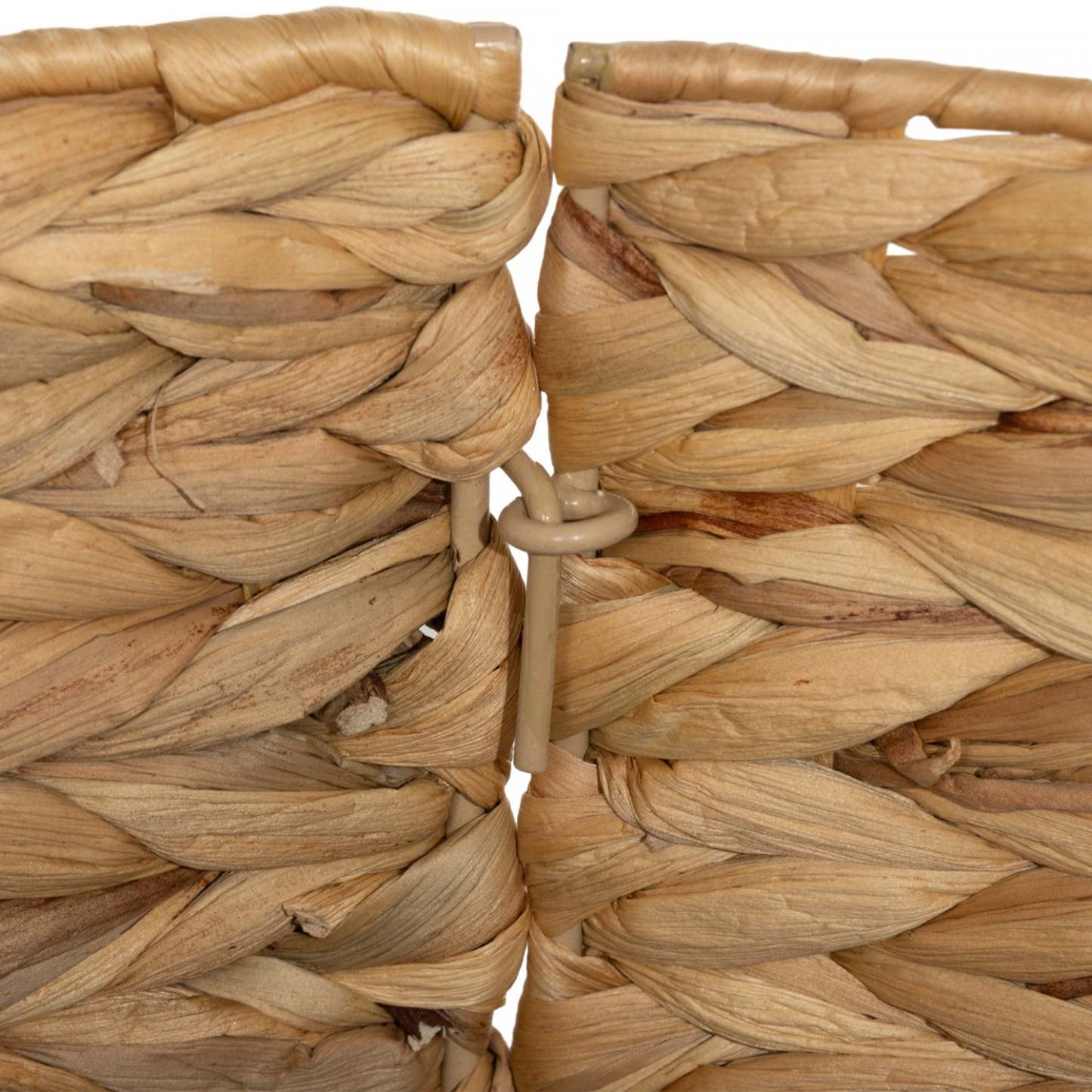 Homcom Cache-pied De Sapin De Noël En Jacinthe Tressée De 24 Po, Naturel