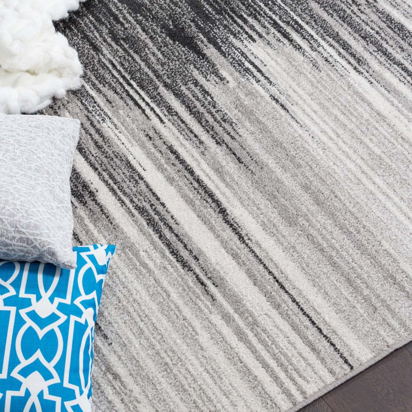 Tapis Lav Grey Waves 3x5|Carpette Lav Waves grise 3 x 5|D80GT5LG