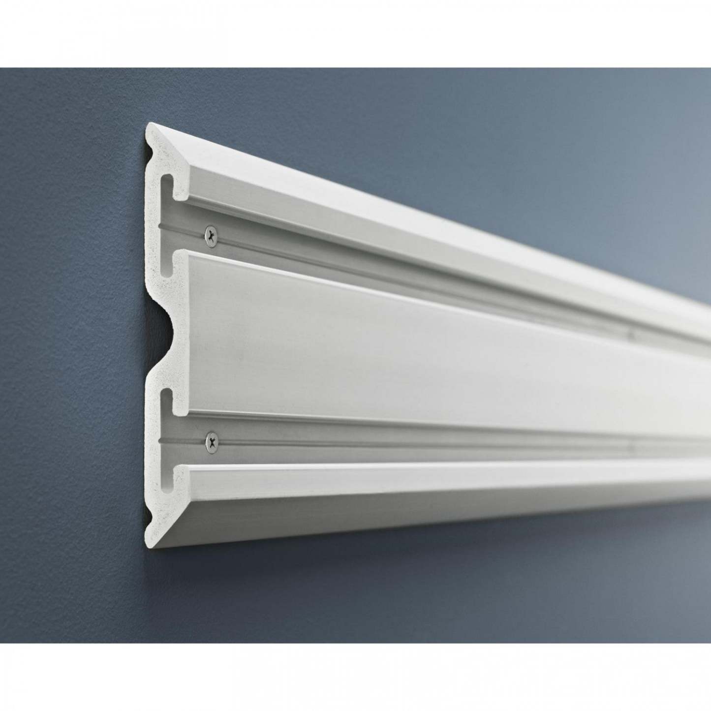 Canaux GearTrackMD de 4 pi de largeur (ensemble de 2) de Gladiator - gris clair