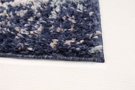 Tapis Makondo Mosaique Bleu - 6'7 x 9'6|Carpette Makondo Mosaique bleu - 6 pi 7 pox 9 pi 6 po| D28V20MS