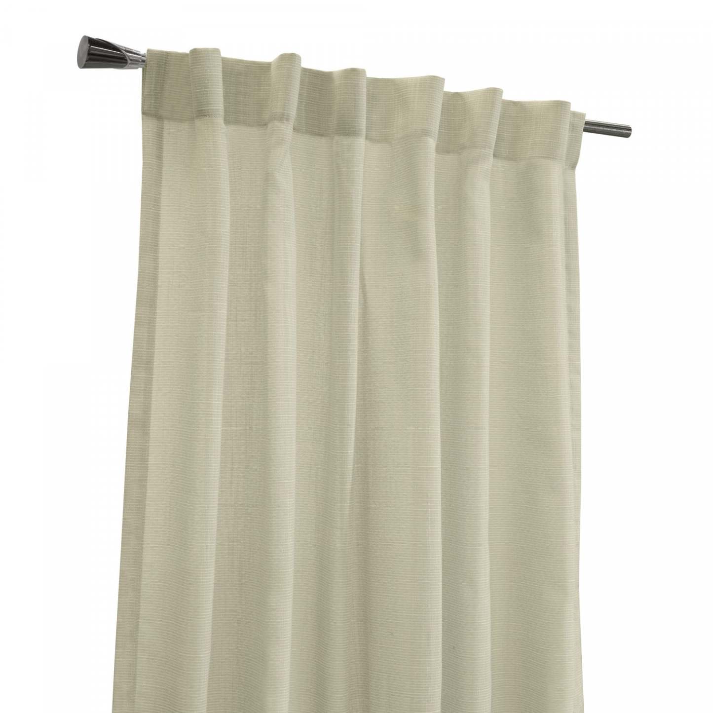 Habitat Bolton Linen Light Filtering Dual Header Curtain Panel - 52 x 84|Panneau de rideau filtrant la lumière Bolton apparence lin à double têtes d'Habitat - 52 x 84