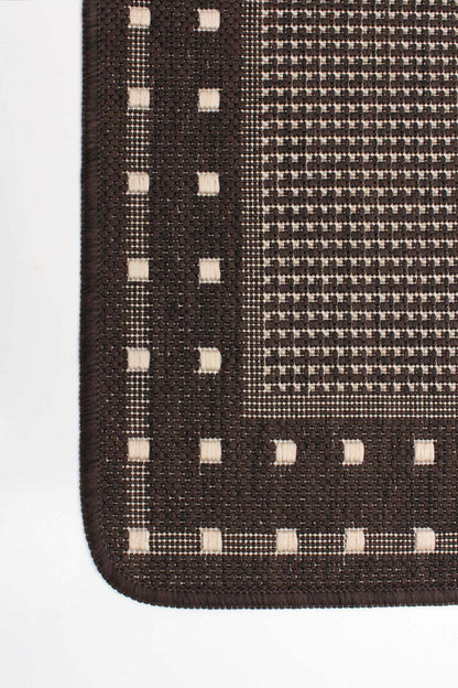 Carpette Clementine chocolat - 2 pi 2 po x 6 pi 7 po