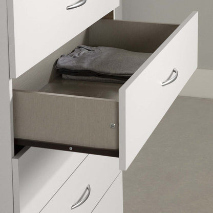 Commode 5 tiroirs Step One - Blanc pur | Commode 5 tiroirs Step One - Blanc uni