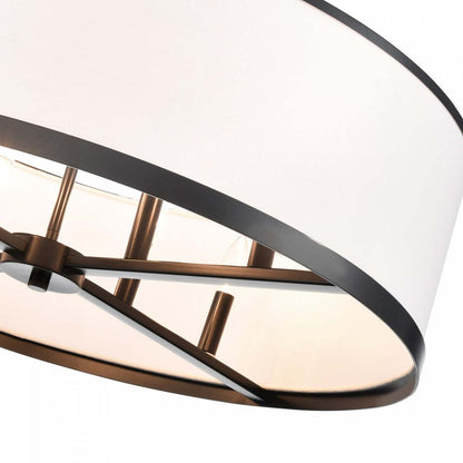 Luminaire d'îlot High Street 8 lampes 30 po, noir | Luminaire d'îlot à 8 lampes High Street de 30 po, noir