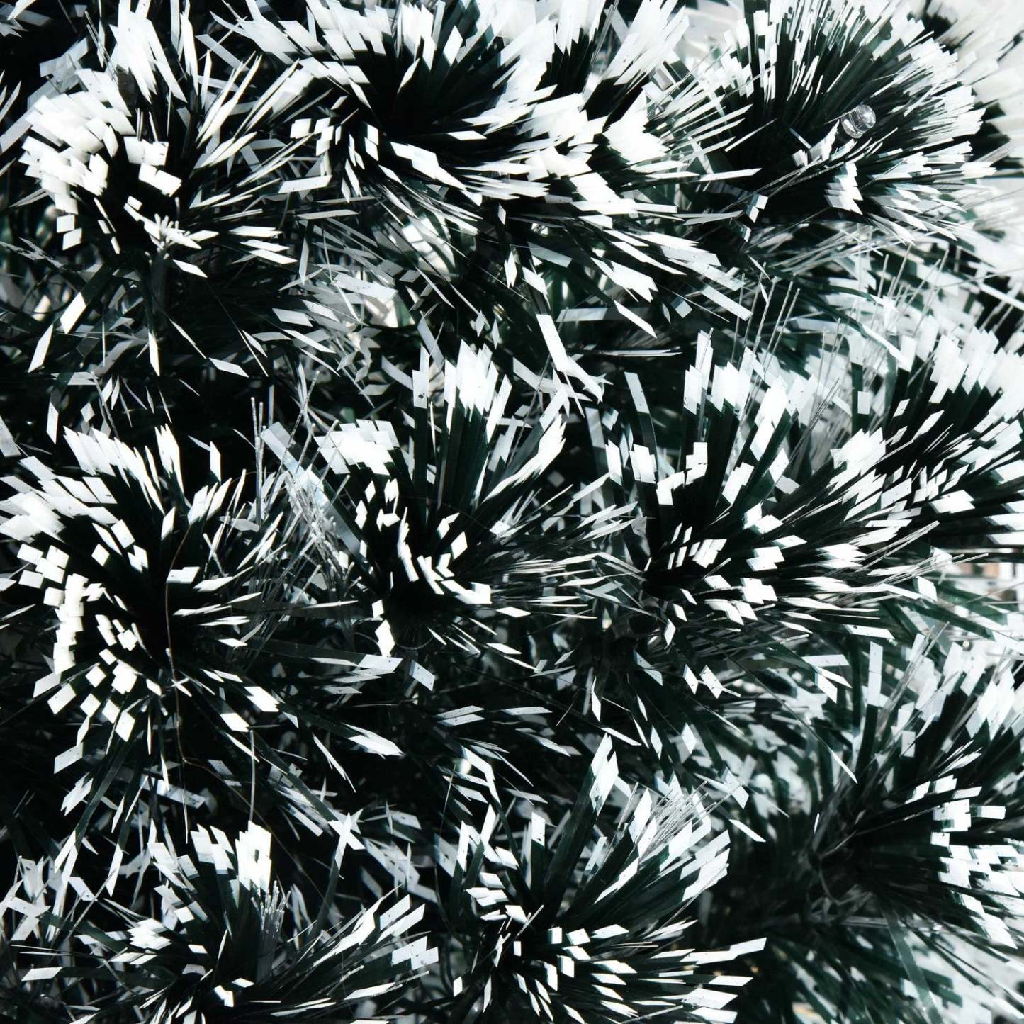 Homcom Arbre De Noël Artificiel En Fibre Optique Pré-éclairé De 4 Pieds Avec 16 Lumières LED Et 130 Branches|Homcom 4ft Pre-lit Optical Fiber Artificial Christmas Tree With 16 LED Lights And 130 Branches