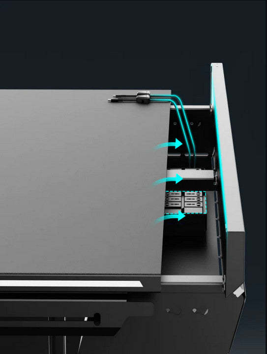 Bureau de jeu Atlas de Blacklyte - noir