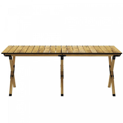 Outsunny Table De Camping Pliante, Table De Pique-nique En Aluminium 4 Pi
