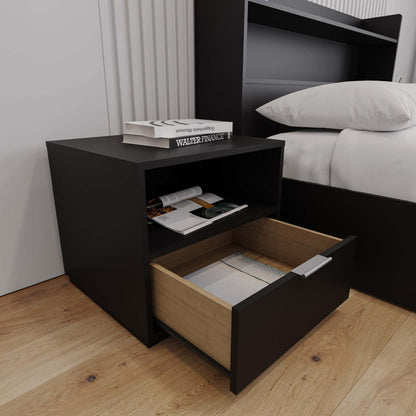 Nordika Hunter Nightstand - Black|Table de nuit Hunter Nordika - noire