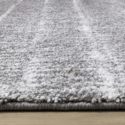 Tapis doux à rangées de rayures - 7'10 x 10'10|Carpette douce à motif de rangées de rayures - 7 pi 10 po x 10 pi 10 po
