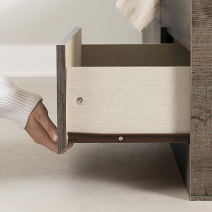 Lit simple Hazen Mates - Chêne d'automne | D83GRSY5