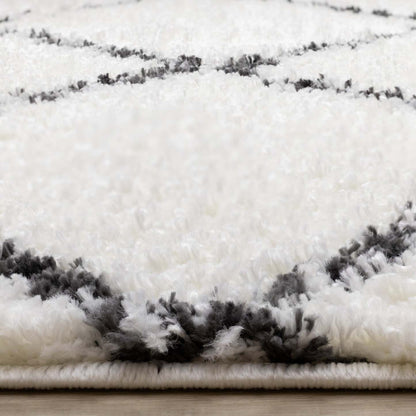 Carpette Taylor à motif de treillis pour l'intérieur - 5 pi 3 po x 7 pi 7 po