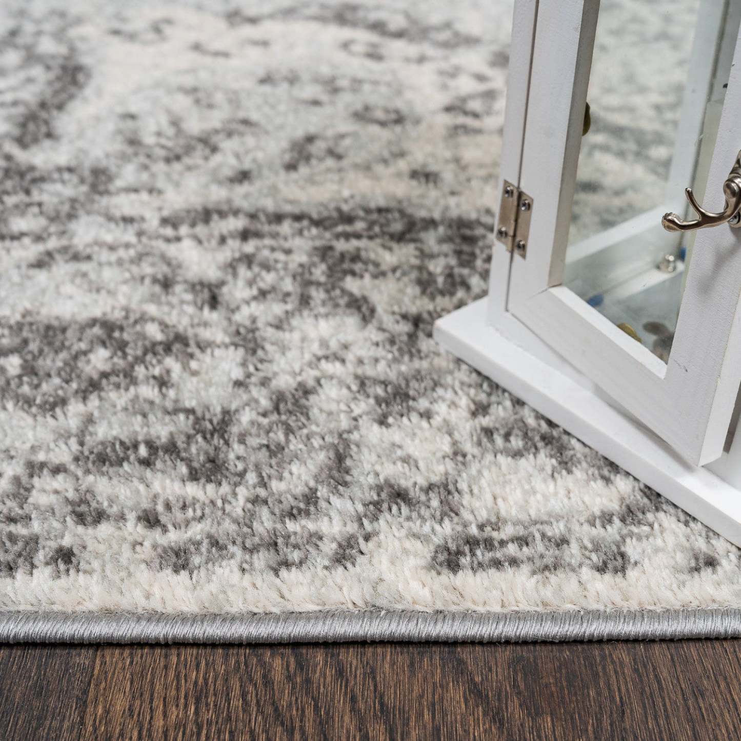 Tapis Roma Medallion Gris 5x8 | Carpette Roma Medallion grise 5 x 8 | D80GGSSK