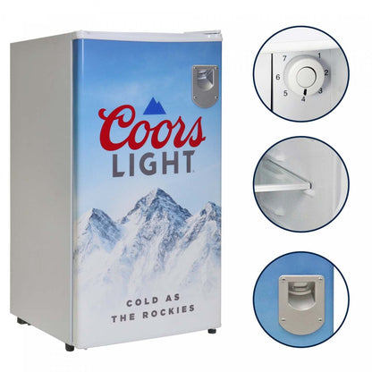 Coors Light 90 Litres Compresseur Compact Réfrigérateur|Réfrigérateur compact à compresseur Coors Light de 90 litres