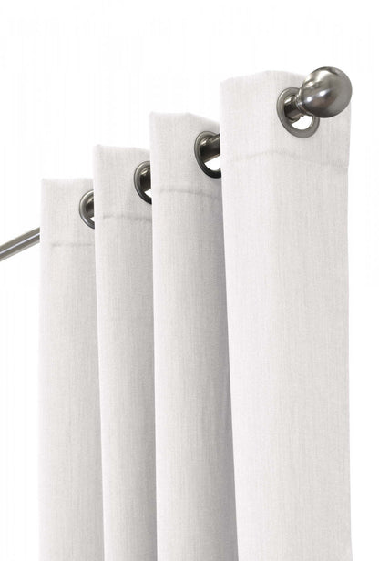 Thermaplus Kelly White Blackout Grommet Curtain Panel - 52 x 95|Panneau de rideau occultant à œillets Kelly blanc de Thermaplus - 52 x 95