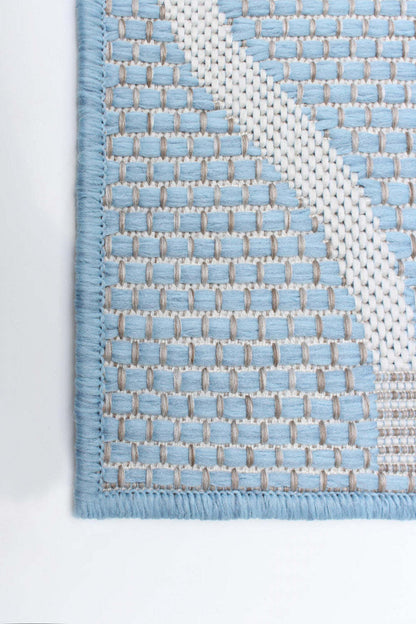 Tapis Neisha Abstract bleu clair 201,8 x 290,9 cm | D86FPGR7