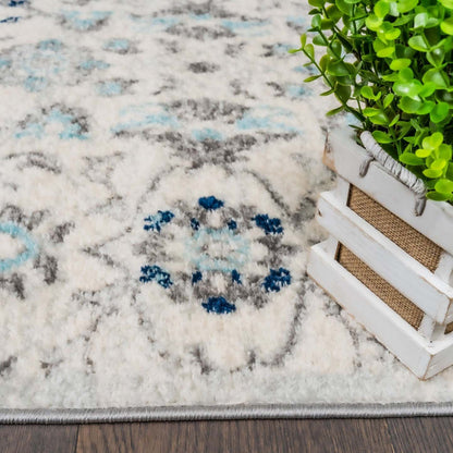Tapis Roma Paradise bleu 7 x 10 | D80GUHFA