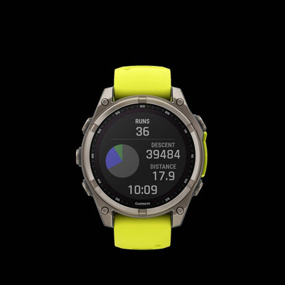Garmin Fēnix 8 Solar Sapphire Smartwatch 47mm - Gps, Compas, Gyroscope Et Altimètre Barométrique | Montre Connectée Garmin Fēnix 8 Solar Sapphire 47mm - Gps, Boussole, Gyroscope Et Altimètre Barométrique