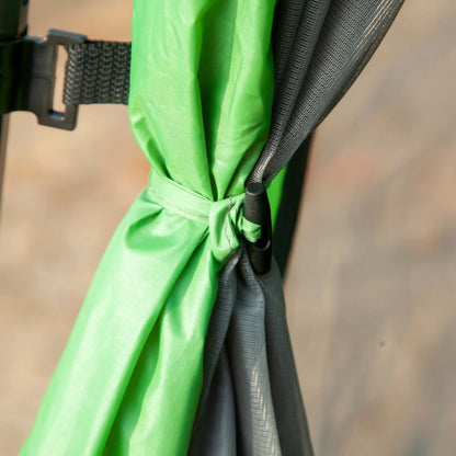 Outsunny Tente De Camping Design Pop-up 6 Personnes, Tente De Randonnée En Tissu A 2 Niveaux Avec 4 Fenêtres 2 Portes