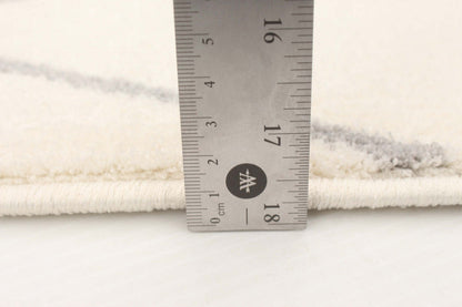 Tapis August blanc-gris 6'7 x 9'6 | D86FYI62