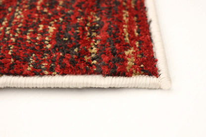 Tapis Aya ivoire-rouge - 2,39 m x 3,10 m | D2C44CUM