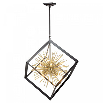 Sunburst  8-Light Chandelier | Lustre Sunburst à 8 ampoules | D06HLVZE
