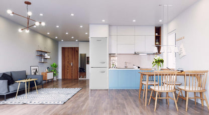 iio 11 Cu. Ft. Bottom-Freezer Retro Refrigerator - ALBR1372WW-L | Réfrigérateur rétro iio de 11 pi³ à congélateur inférieur - ALBR1372WW-L | ALBR1WWL