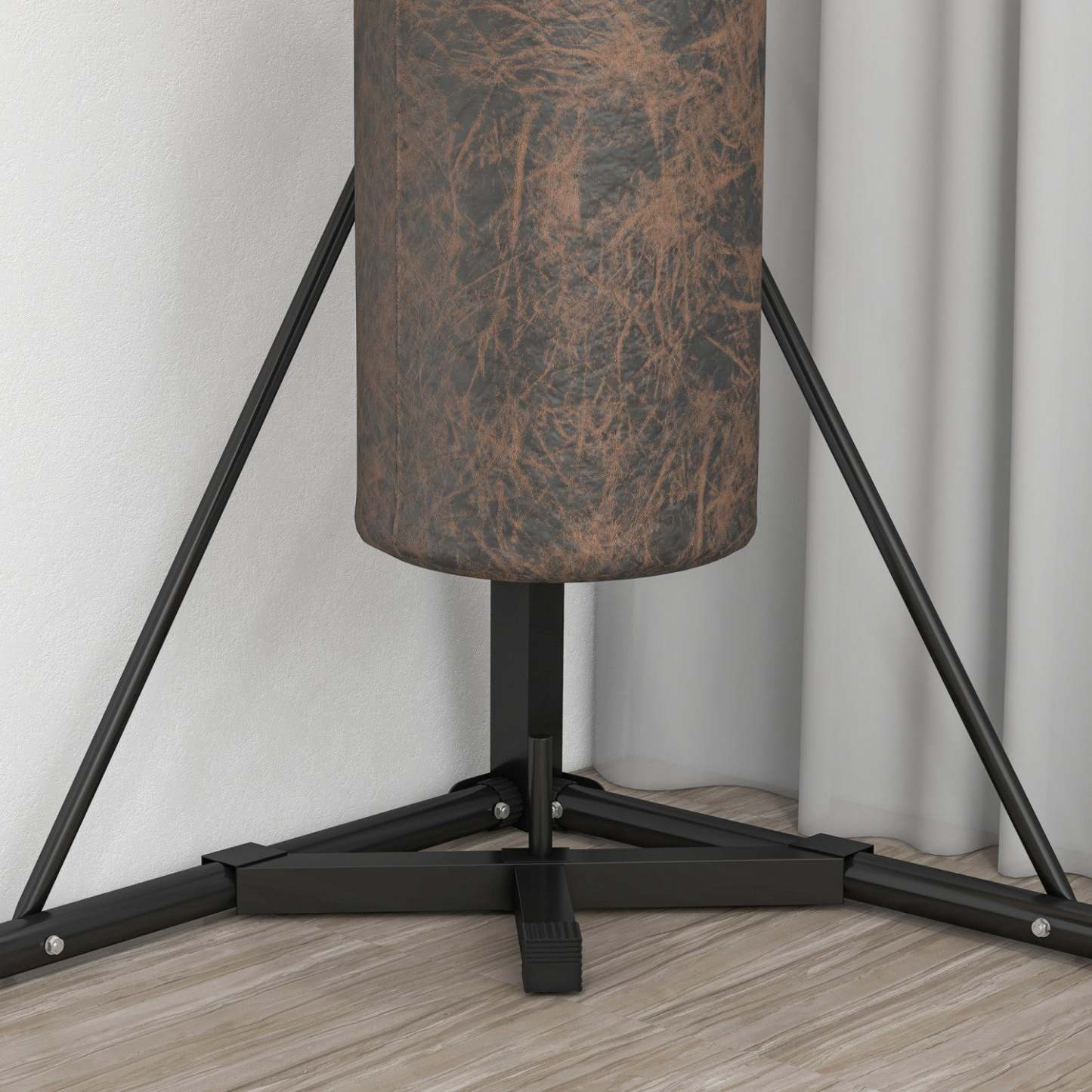 Support de sac de frappe Soozier pour sac lourd, pliable et réglable en hauteur