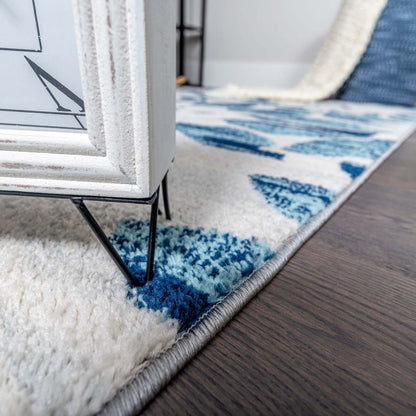 Tapis Roma Blue Sun 8x11|Carpette Roma Sun bleue 8 x 11|D80G67OH