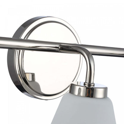 Zoey 3 Light Bathroom Vanity, Polished Nickel Lamp | Meuble-lavabo Zoey à 3 lampes, nickel poli