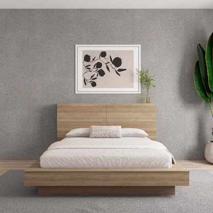 Nordika Marconi Queen Headboard - Brown Oak|Tête de lit Marconi Nordika - chêne brun