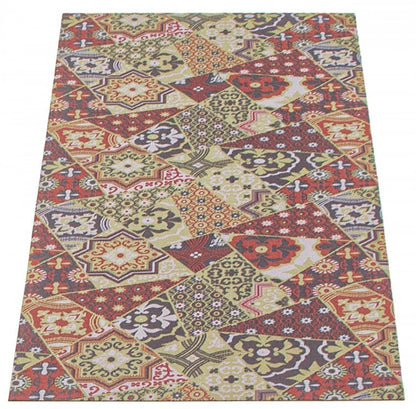 Bellezza Tapis d'Area Rouge-Vert - 2'2 x 6'0|Carpette Bellezza rougevert - 2 pi 2 po x 6 pi 0 po|D2GGK488