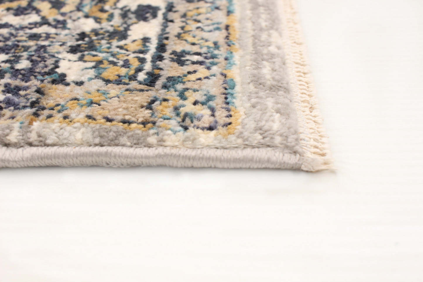 Tapis Bolivar Yalameh bleu-ivoire - 5'3 x 7'6|Carpette Bolivar Yalameh bleu-ivoire - 5 pi 3 pox 7 pi 6 po| D28T7YWW