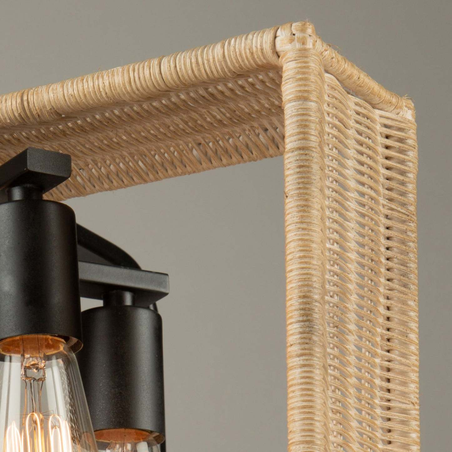 Luminaire suspendu noir à 4 lumières Perris | Luminaire suspendu Perris noir à 4 ampoules | D06HJGVX