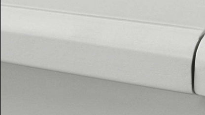 Lit de bébé Cotton Candy 4 hauteurs avec barrière pour tout-petit - Gris doux | Cotton Candy Baby Crib avec barrière de transition - Gris clair | D83GECSR