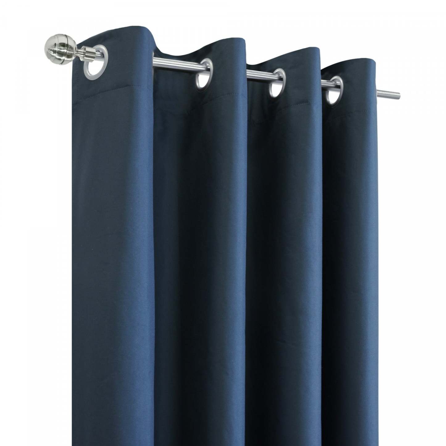 Thermaplus Alpine Navy Blackout Grommet Curtain Panel - 52 x 63|Panneau de rideau occultant à œillets Alpin bleu marine de Thermaplus - 52 x 63