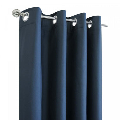 Thermaplus Alpine Navy Blackout Grommet Curtain Panel - 52 x 95|Panneau de rideau coupe-lumière à œillets Alpin bleu marine de Thermaplus - 52 x 95