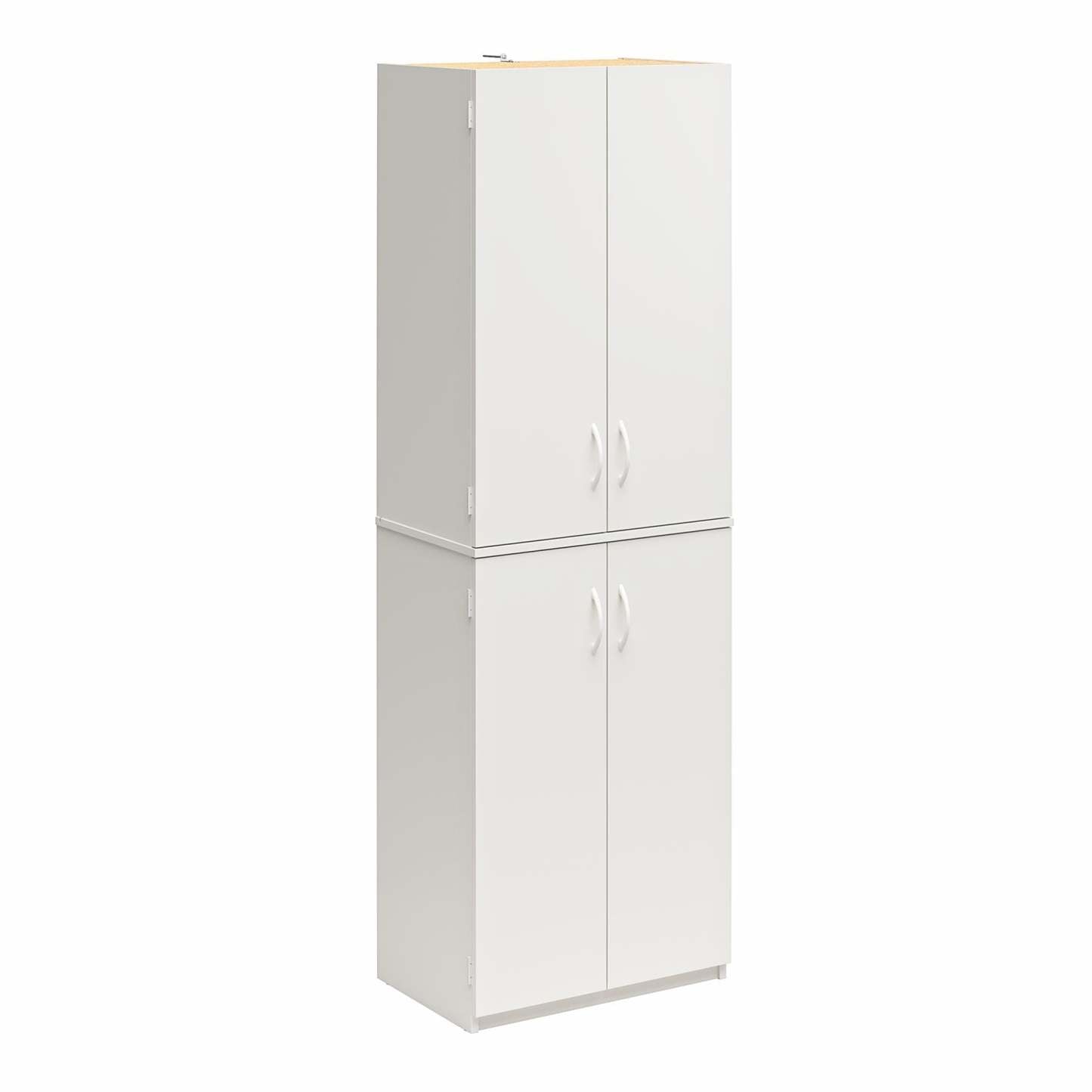 Ameriwood Home 72 4-Door Storage Cabinet - Blanc|Armoire de rangement Ameriwood Home de 72 po à 4 portes - blanche