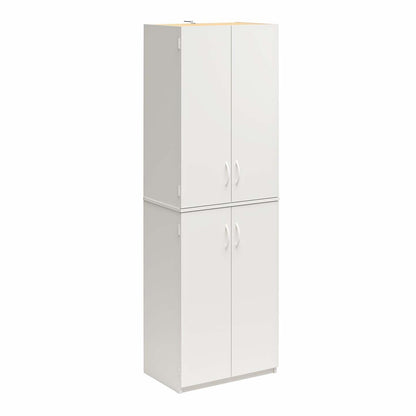 Ameriwood Home 72 4-Door Storage Cabinet - Blanc|Armoire de rangement Ameriwood Home de 72 po à 4 portes - blanche
