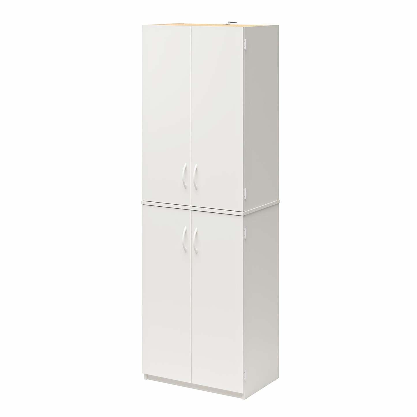 Ameriwood Home 72 4-Door Storage Cabinet - Blanc|Armoire de rangement Ameriwood Home de 72 po à 4 portes - blanche