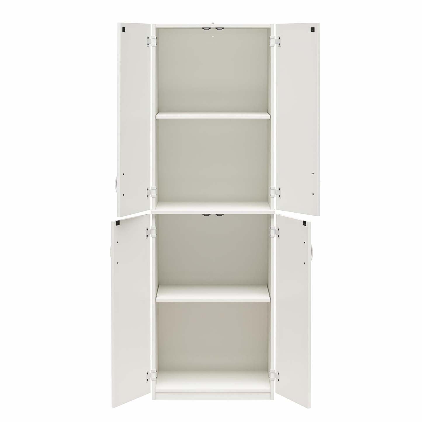 Ameriwood Home 72 4-Door Storage Cabinet - Blanc|Armoire de rangement Ameriwood Home de 72 po à 4 portes - blanche