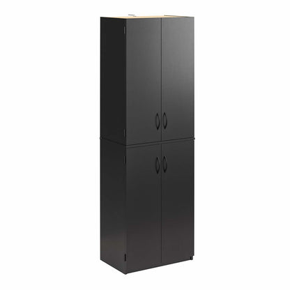 Ameriwood Home 72 4-Door Storage Cabinet - Noir|Armoire de rangement Ameriwood Home de 72 po à 4 portes - noire