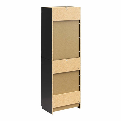 Ameriwood Home 72 4-Door Storage Cabinet - Noir|Armoire de rangement Ameriwood Home de 72 po à 4 portes - noire