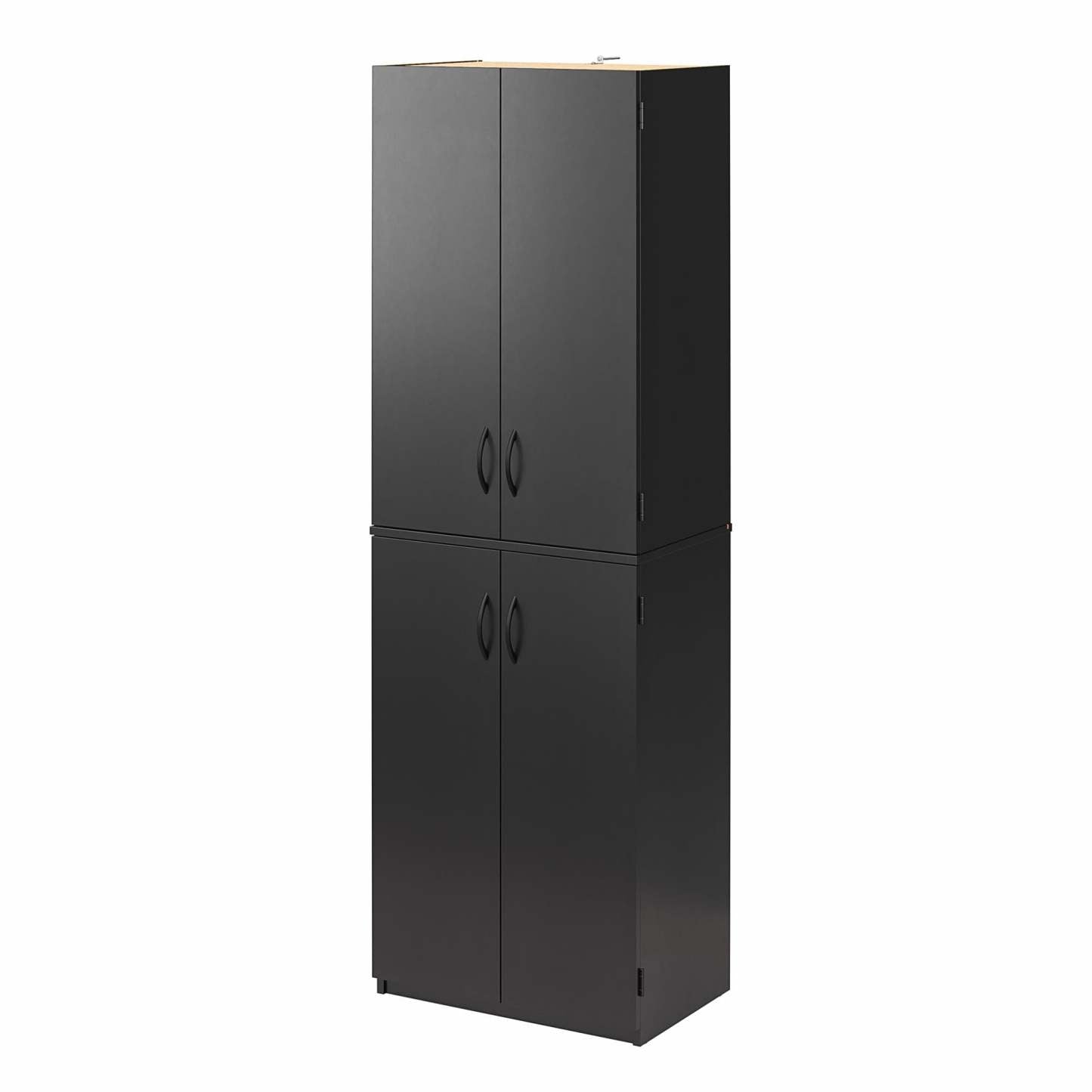 Ameriwood Home 72 4-Door Storage Cabinet - Noir|Armoire de rangement Ameriwood Home de 72 po à 4 portes - noire